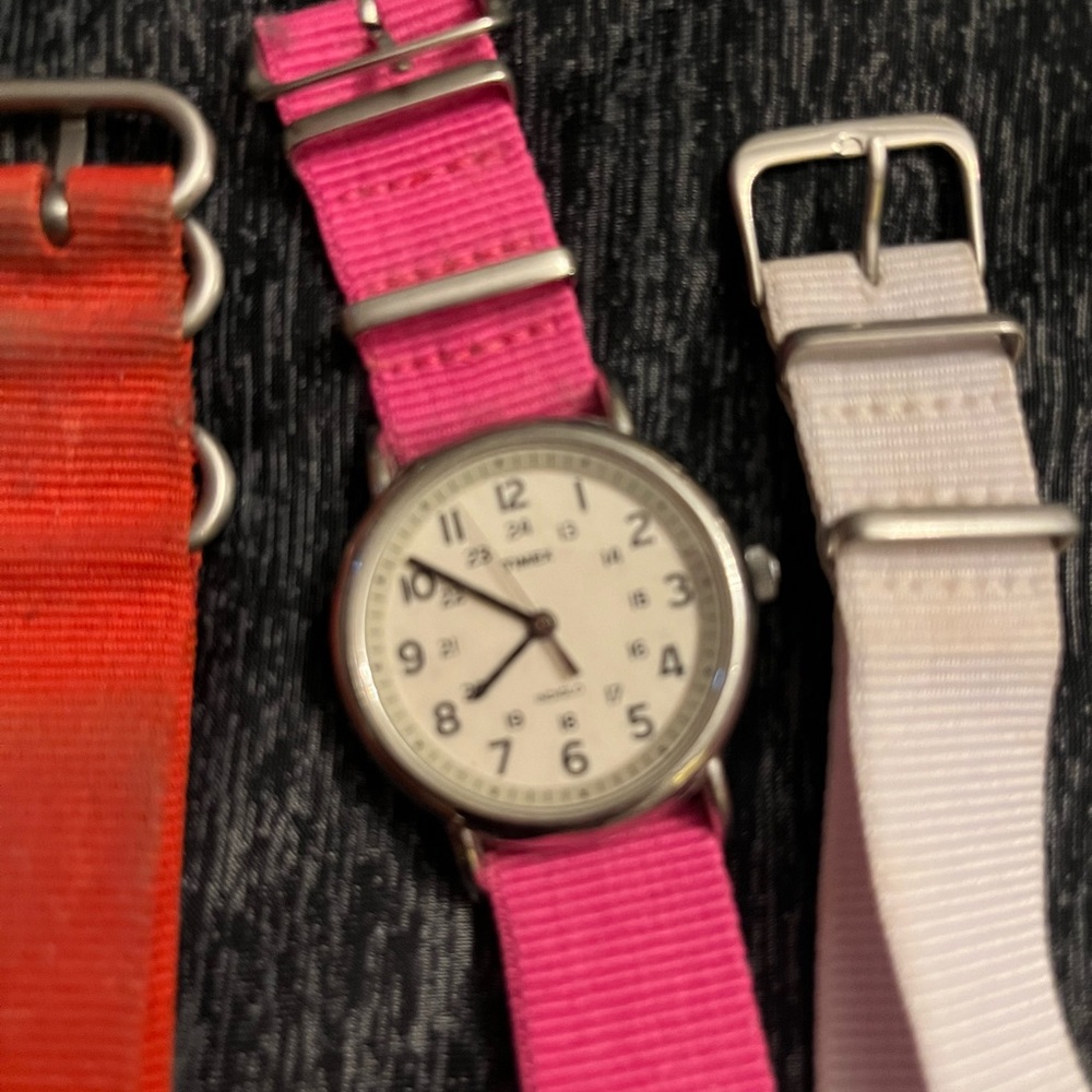 Timex Watch with Colorful Straps